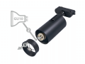 Set Steka Ductus Lampă pe șină LED GU10 x3 + șină-cablu 1.5m - Negru