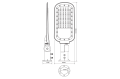 Lampă stradală LED 200W IP66 - Alb neutru (4000K) - 110 Lm/W - 3 ani de garanție