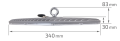 Lampa industrială LED High Bay - UFO 150W IP65 - Alb neutru - Premium