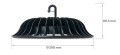 Lampă industrială LED High Bay - UFO 200W IP65 - Alb rece (6500K) Light01