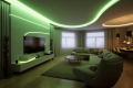 Banda LED 12V | COB | 480LED | 1m | IP20 | Verde | Standard