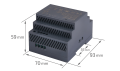 Alimentator pe șină DIN Yingjiao YSD100S 24V 92W 3.83A IP20  - 3 ani garanție