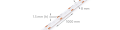 Banda LED 12V | COB | 480LED | 1m | IP20 | Roșu | Standard