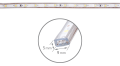 Banda LED 230V | 2835 | 60 LED-uri | 1 metru | IP68 | 5W | Alb neutru (4500K).