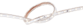Banda LED 230V | 2835 | 60LED | 1m | IP68 | 5W | Alb rece (6000K)