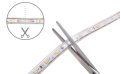 Banda LED 230V | 2835 | 60LED | 1m | IP68 | 5W | Alb rece (6000K)