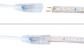 Banda LED 230V | 2835 | 60LED | 1m | IP68 | 5W | Alb rece (6000K)
