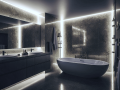 Banda LED 230V | 2835 | 60LED | 1m | IP68 | 5W | Alb rece (6000K)