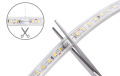 Banda LED 230V | 2835 | 120LED | 1m | IP68 | 8W | Alb Neutru (4500K)