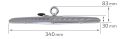 Lampă industrială LED High Bay - UFO 150W IP65 - Alb rece - Premium 