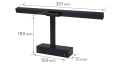 Aplică baie LED Adel 9W 40CM - Alb neutru (4500K)