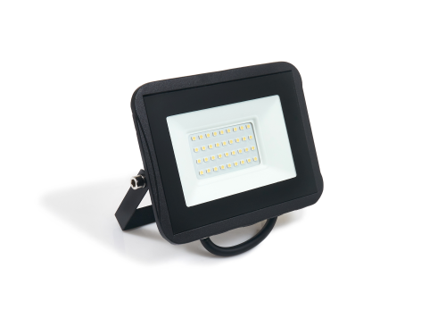 Proiector - halogen LED 30W - Negru - Alb cald (3000K)