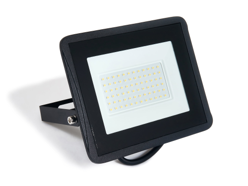 Proiector - halogen LED 50W - Negru - Alb cald (3000K)