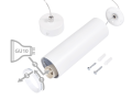 Lampă tavan suspendată din seria Moderne & Scandi: Agi L 5.5x17cm GU10 – Alb