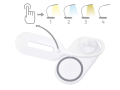 Lampa de birou pentru desenator cu încărcătorul cu inducție încastrat LED PDL1930W – Albă – Multialb (3700-4200K)