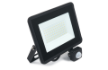 Proiector - halogen cu senzor de mișcare LED 50W - Negru - Alb cald (3000K)