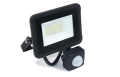 Proiector - halogen cu senzor de mișcare LED 20W - Negru - Alb cald (3000K)