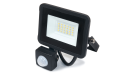 Proiector - halogen cu senzor de mișcare LED 20W - Negru - Alb cald (3000K)