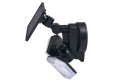 Proiector cu senzor de mișcare - halogen LED Solar 15W - Negru - Alb rece (6000K)