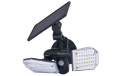 Proiector cu senzor de mișcare - halogen LED Solar 15W - Negru - Alb rece (6000K)