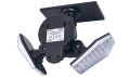 Proiector cu senzor de mișcare - halogen LED Solar 15W - Negru - Alb rece (6000K)