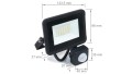 Proiector - halogen cu senzor de mișcare LED 20W - Negru - Alb cald (3000K)