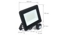 Proiector - halogen cu senzor de mișcare LED 50W - Negru - Alb cald (3000K)