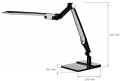 Lampa de birou pentru desenator LED 9W STL012 - Neagră - Multialb (3000-6000K)