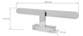 Aplică baie LED Kari 10W 44cm - Alb neutru (4500K)