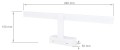 Aplică baie LED Marlin 12W 49cm – Alb - Alb neutru (4500K)