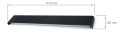 Aplică baie LED Ort 20W 61cm – Negru - Alb neutru (4500K)
