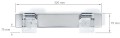Aplică baie LED Melman 6W 32cm - Alb neutru (4500K)