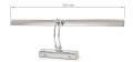 Aplică baie cu iluminare suplimentară a feței LED Tala 7W 55cm - Alb neutru (4500K)