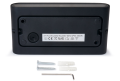 Lampă de fațadă - Aplică de grădină LED Flow 2x6W - Negru - Alb neutru (4500K)