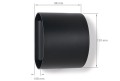 Lampă de fațadă - Aplică de grădină LED Kreon rotund 2x3W - Negru - Alb neutru (4500K)