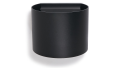 Lampă de fațadă - Aplică de grădină LED Kreon rotund 2x3W - Negru - Alb neutru (4500K)