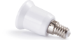 Adaptor pentru becuri LED - de la soclul E14 la soclul E27