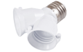 Adaptor pentru becuri LED - convertor de la soclu E27 la soclu dublu E27