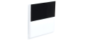 Corp de iluminat LED pentru scări 2W - Alb / Negru - Alb cald (3000K)