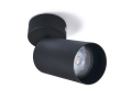 Corp de iluminat cu halogen montat pe zid de perete și tavan LED Viki-L x1 - Negru