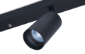 Corp de iluminat cu halogen montat pe zid de perete și tavan LED Viki-L x6 - Negru