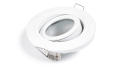 Corp de iluminat halogen mobil încastrat din aluminiu IP44 LED Satino Aqua - Alb