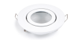 Corp de iluminat halogen mobil încastrat din aluminiu IP44 LED Satino Aqua - Alb