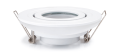 Corp de iluminat halogen mobil încastrat din aluminiu IP44 LED Satino Aqua - Alb