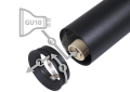 Corp de iluminat cu halogen montat pe zid de perete și tavan LED Rita x3 - Negru
