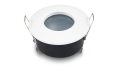 Corp de iluminat halogen fix încastrat din aluminiu IP44 LED Aquario - Alb