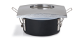 Corp de iluminat halogen fix încastrat din aluminiu IP44 LED OH35 - Crom