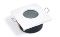 Corp de iluminat halogen fix încastrat din aluminiu IP44 LED OH35 - Alb