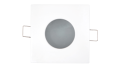 Corp de iluminat halogen fix încastrat din aluminiu IP44 LED OH35 - Alb