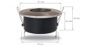 Corp de iluminat halogen fix încastrat din aluminiu IP44 LED Aquario - Satin